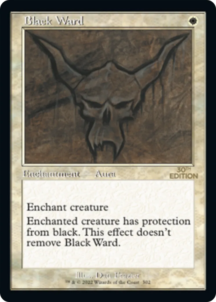 Black Ward — 30th Anniversary Edition — Magic: The Gathering