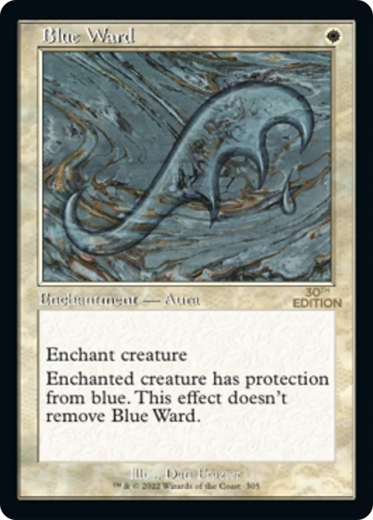 Blue Ward — 30th Anniversary Edition — Magic: The Gathering