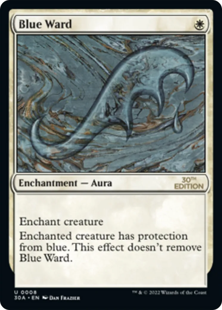 Blue Ward — 30th Anniversary Edition — Magic: The Gathering