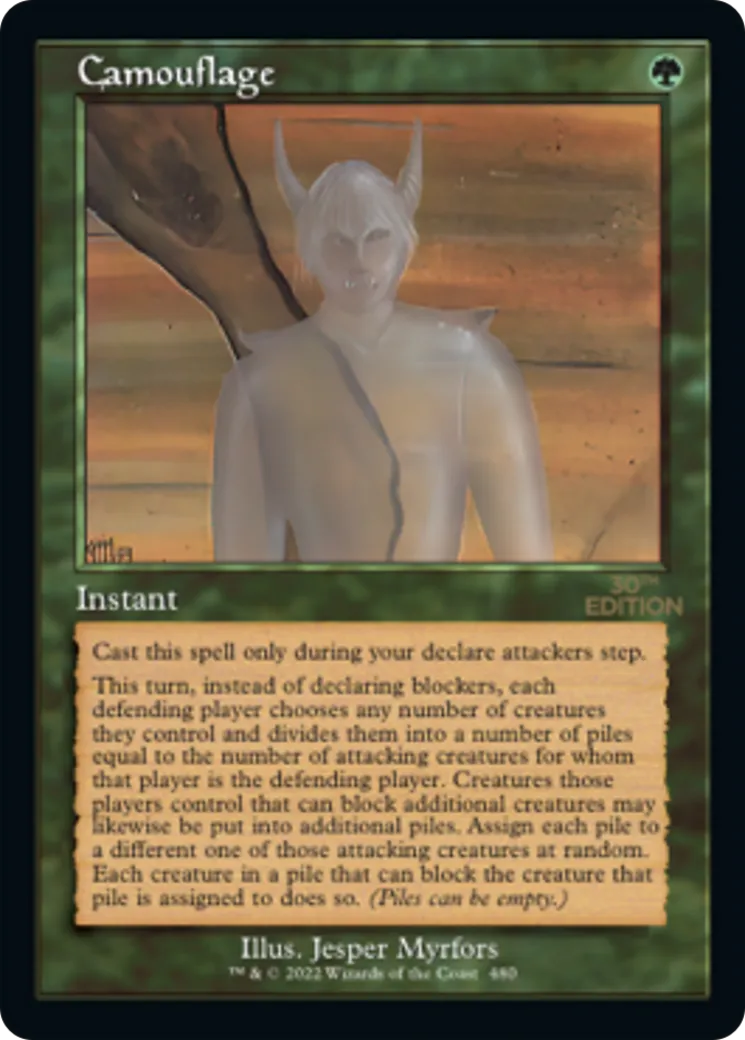 Camouflage — 30th Anniversary Edition — Magic: The Gathering