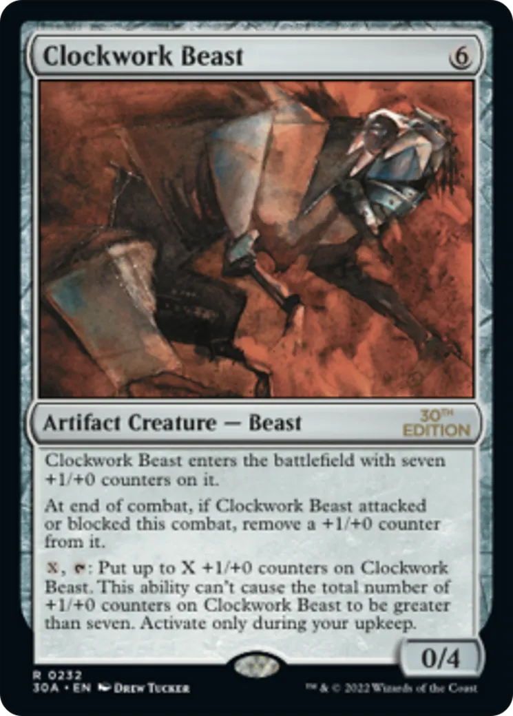 Clockwork Beast — 30th Anniversary Edition — Magic: The Gathering