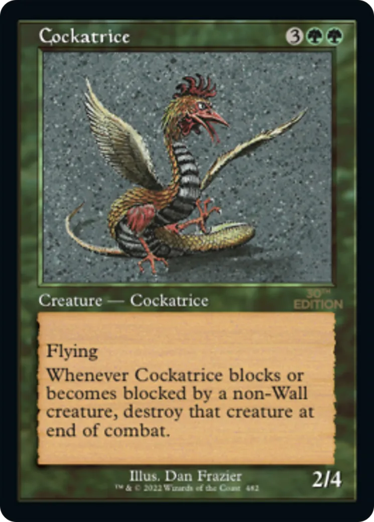 Cocatrix — 30th Anniversary Edition — Magic: The Gathering
