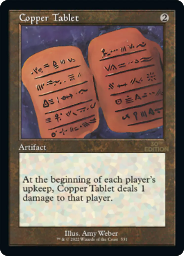 Copper Tablet — 30th Anniversary Edition — Magic: The Gathering