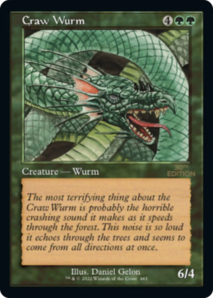 Guivre vorace — 30th Anniversary Edition — Magic: The Gathering