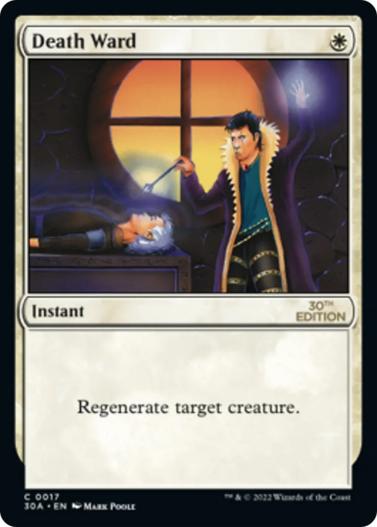 Death Ward — 30th Anniversary Edition — Magic: The Gathering