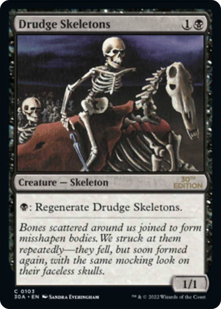 Drudge Skeletons — 30th Anniversary Edition — Magic: The Gathering