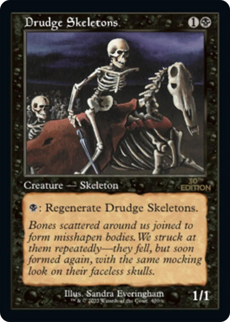 Drudge Skeletons — 30th Anniversary Edition — Magic: The Gathering