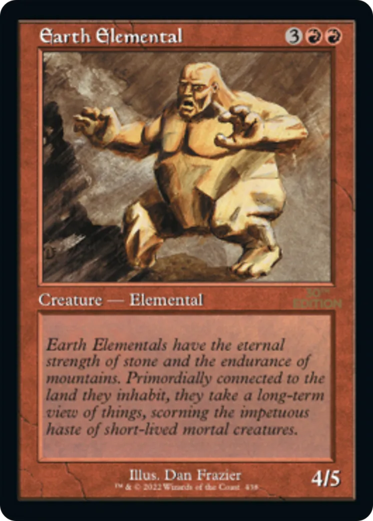 Élémental de terre — 30th Anniversary Edition — Magic: The Gathering