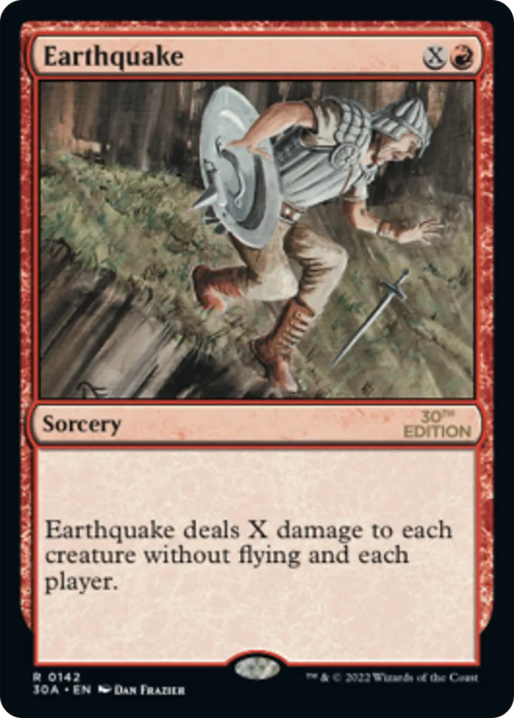 Tremblement de terre — 30th Anniversary Edition — Magic: The Gathering