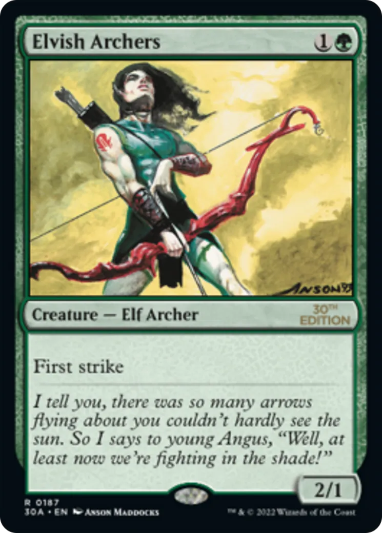 Elvish Archers — 30th Anniversary Edition — Magic: The Gathering