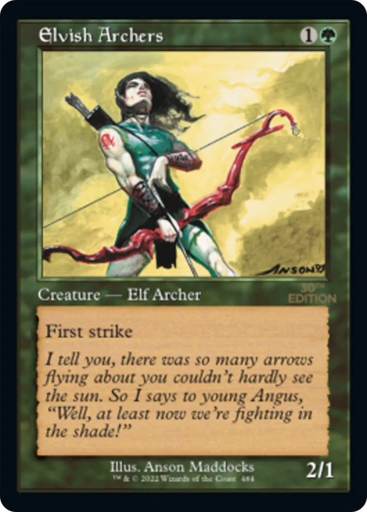Archers elfes — 30th Anniversary Edition — Magic: The Gathering