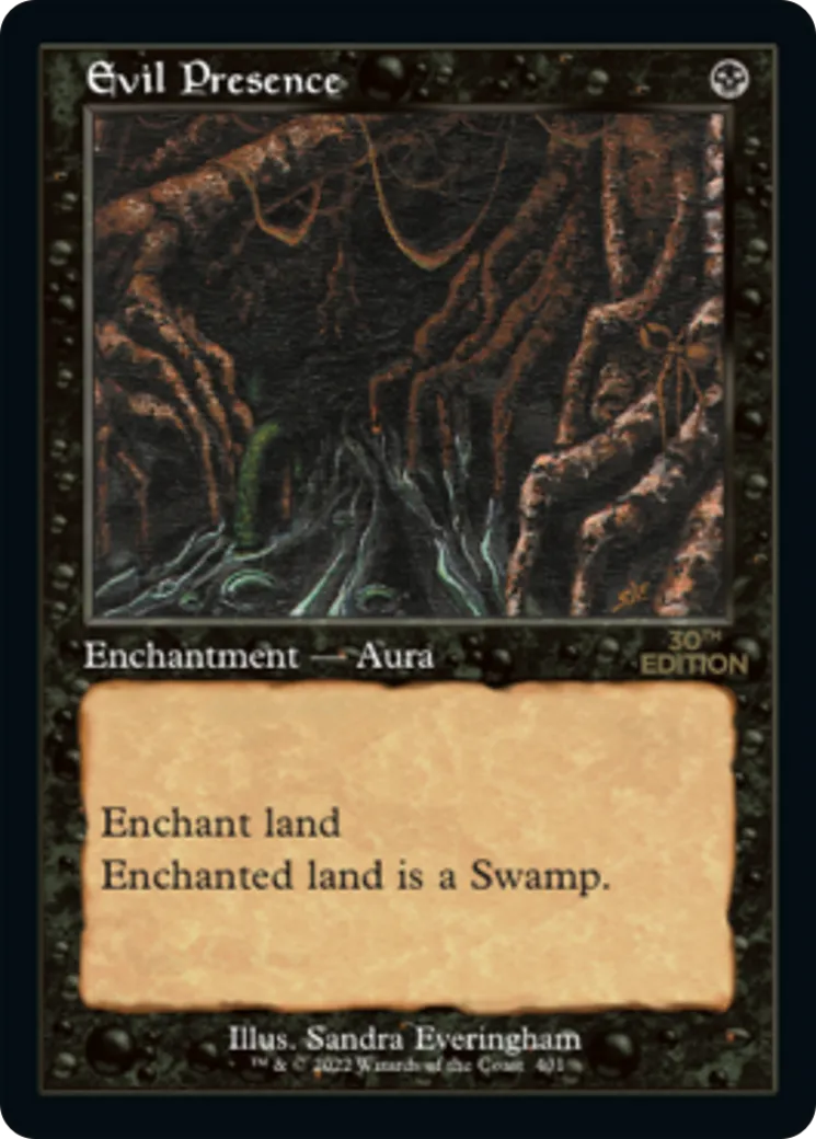 Présence malveillante — 30th Anniversary Edition — Magic: The Gathering