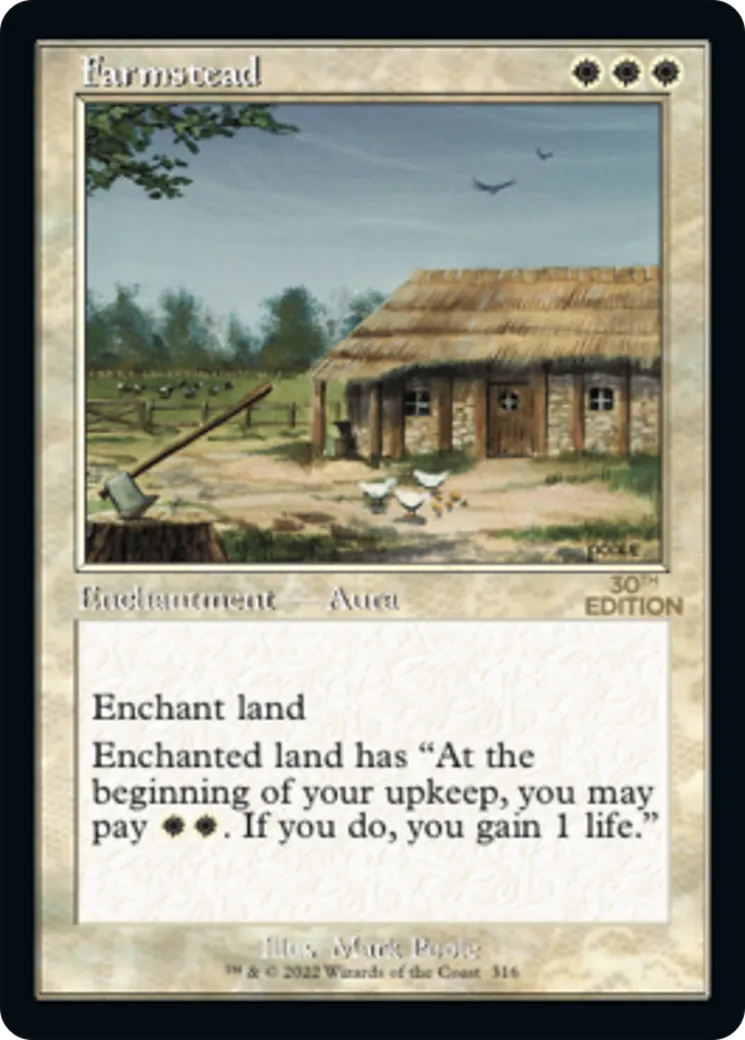 Farmstead — 30th Anniversary Edition — Magic: The Gathering