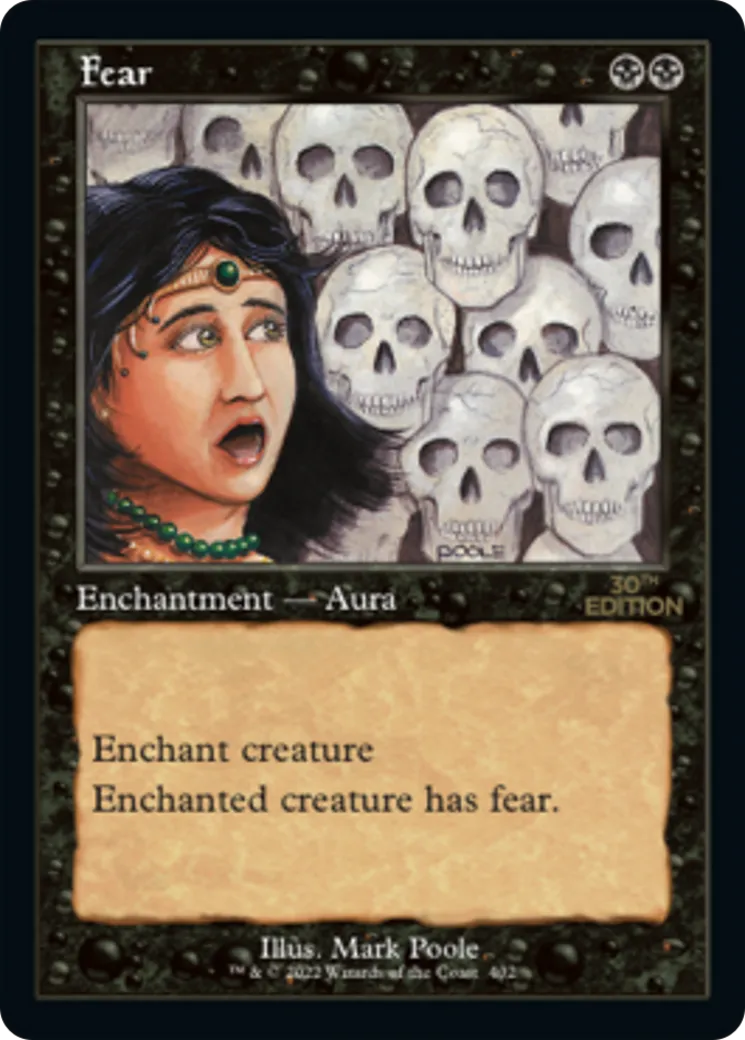 Peur — 30th Anniversary Edition — Magic: The Gathering