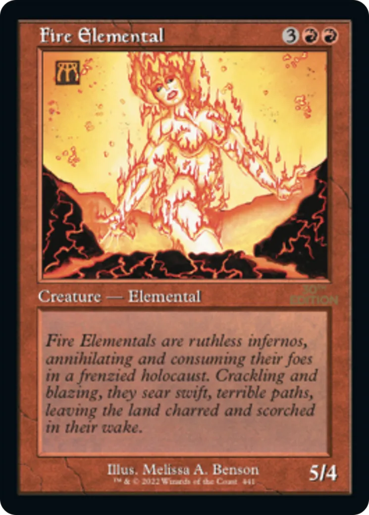 Élémental de feu — 30th Anniversary Edition — Magic: The Gathering