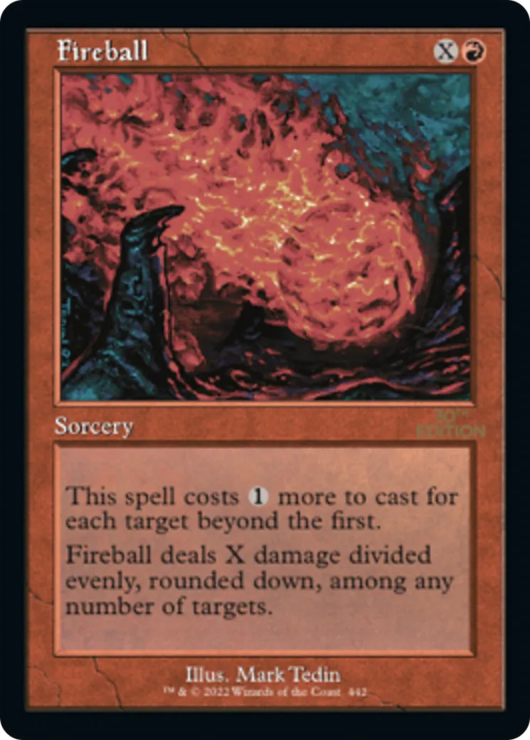 Fireball — 30th Anniversary Edition — Magic: The Gathering