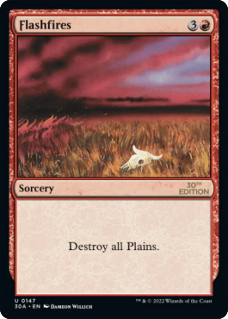 Flashfires — 30th Anniversary Edition — Magic: The Gathering