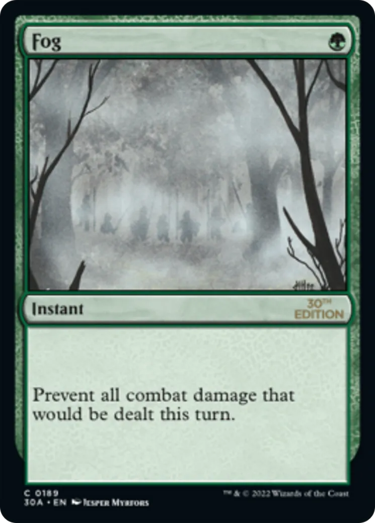 Fog — 30th Anniversary Edition — Magic: The Gathering