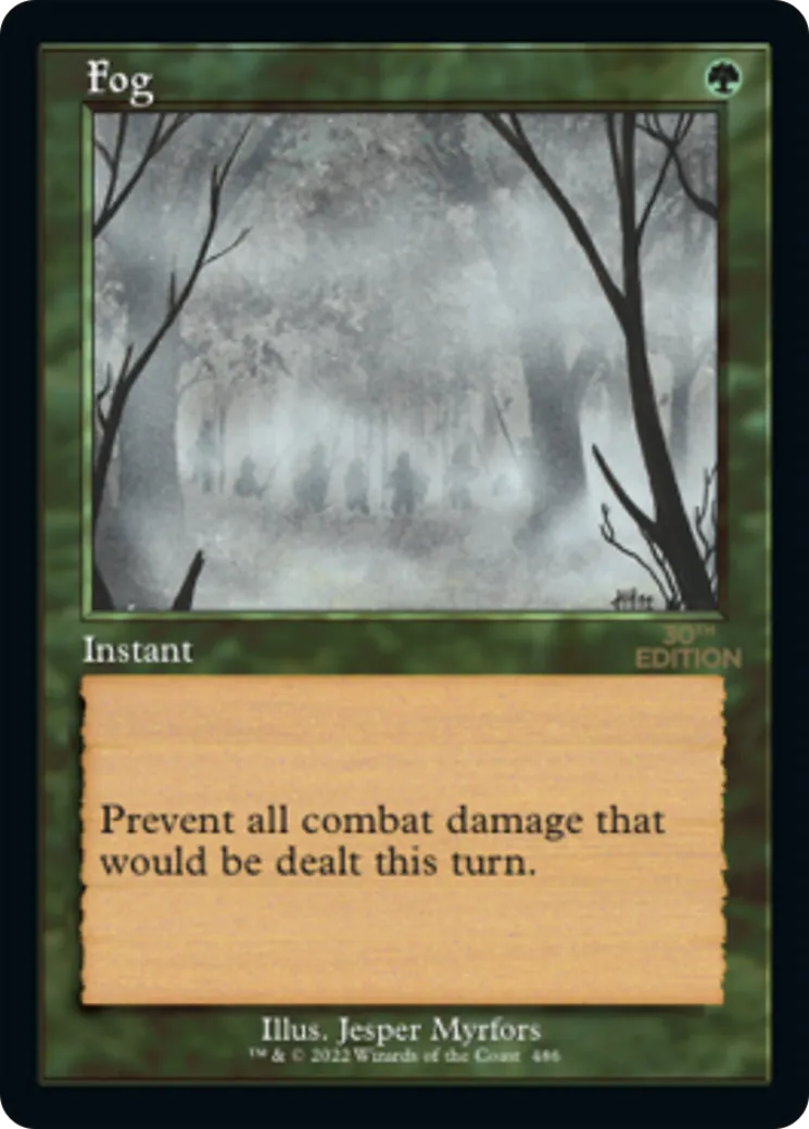 Fog — 30th Anniversary Edition — Magic: The Gathering
