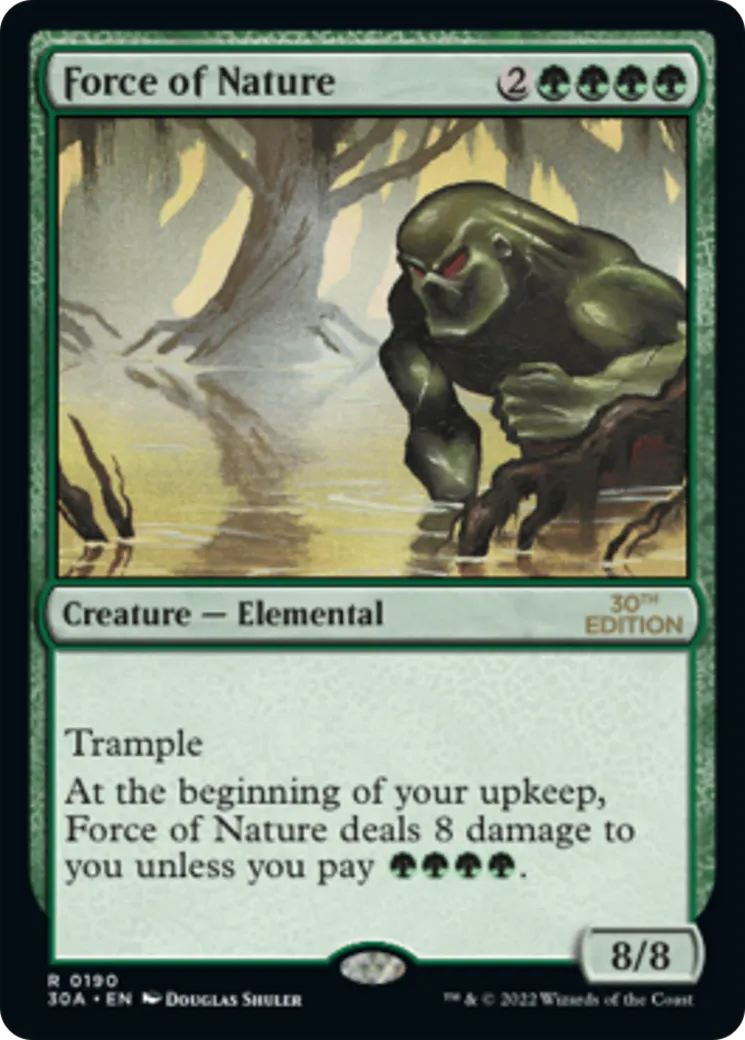 Force of Nature — 30th Anniversary Edition — Magic: The Gathering