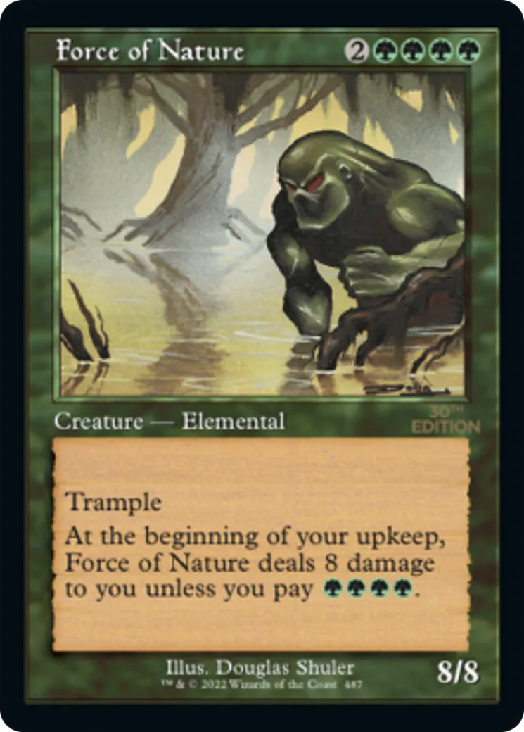 Force of Nature — 30th Anniversary Edition — Magic: The Gathering