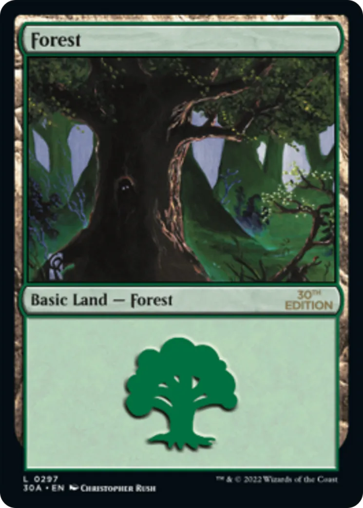 Forest — 30th Anniversary Edition — Magic: The Gathering
