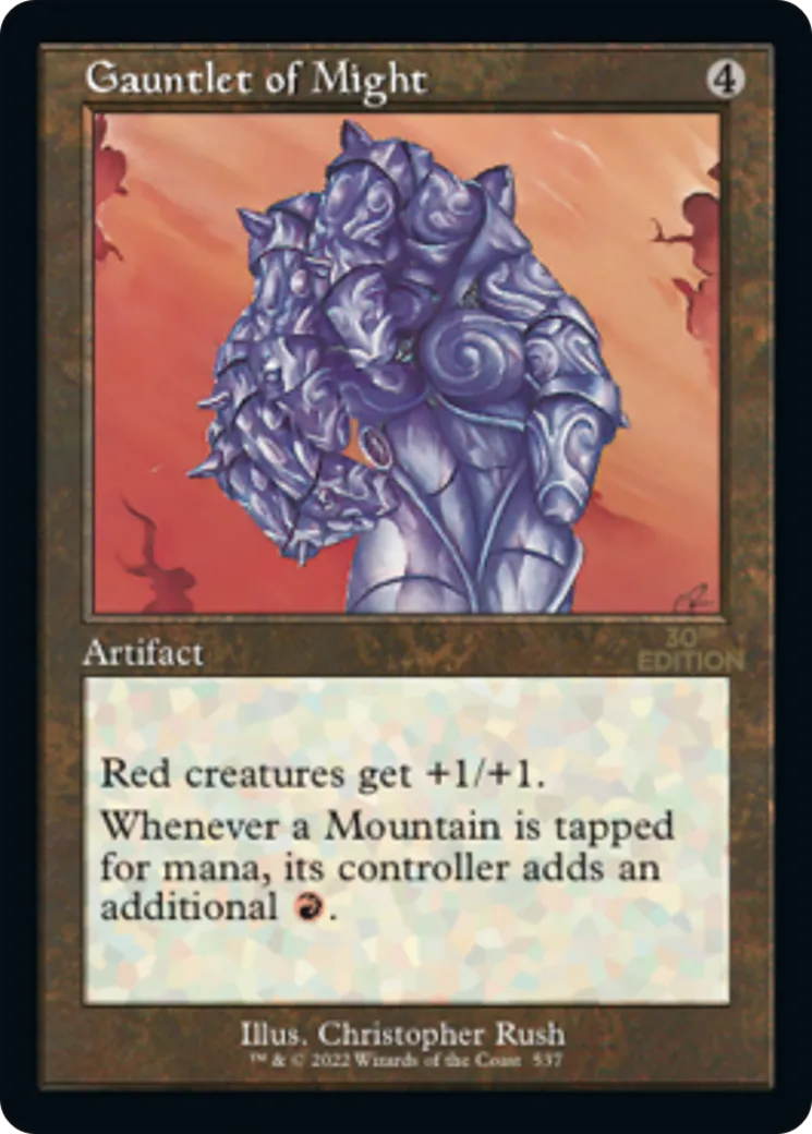 Gauntlet of Might — 30th Anniversary Edition — Magic: The Gathering