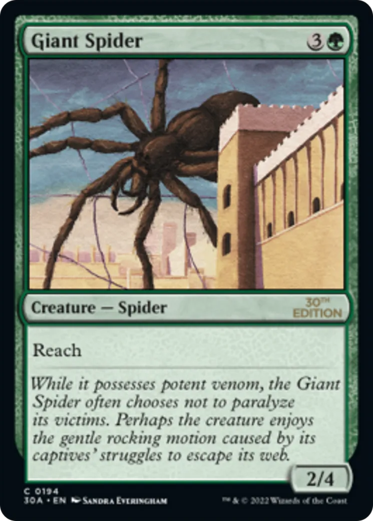 Giant Spider — 30th Anniversary Edition — Magic: The Gathering