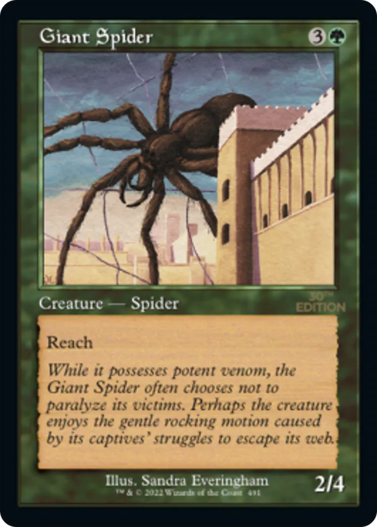 Araignée géante — 30th Anniversary Edition — Magic: The Gathering