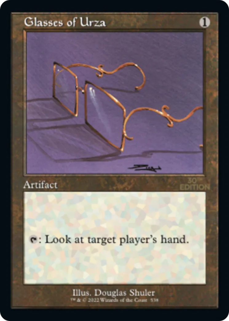 Glasses of Urza — 30th Anniversary Edition — Magic: The Gathering