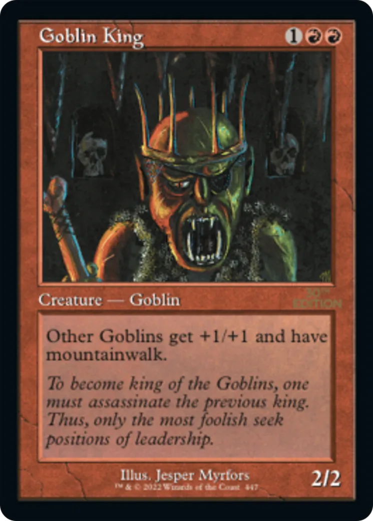 Roi des gobelins from 30th Anniversary Edition - Magic: The Gathering