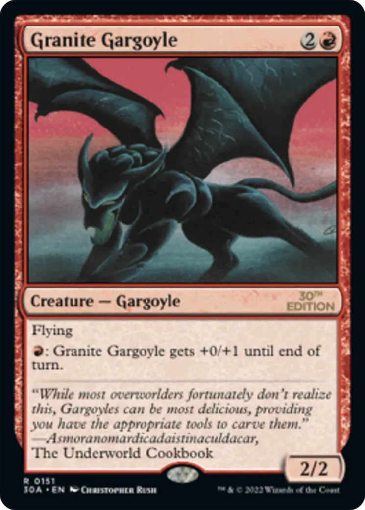 Granite Gargoyle — 30th Anniversary Edition — Magic: The Gathering
