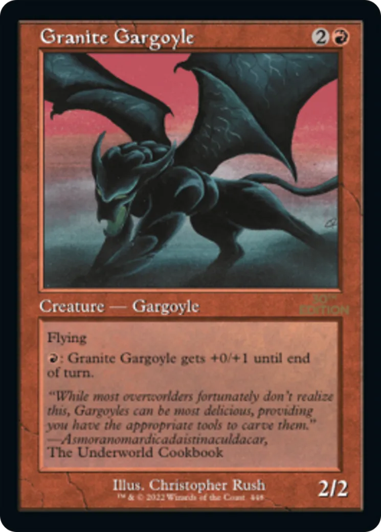 Granite Gargoyle — 30th Anniversary Edition — Magic: The Gathering