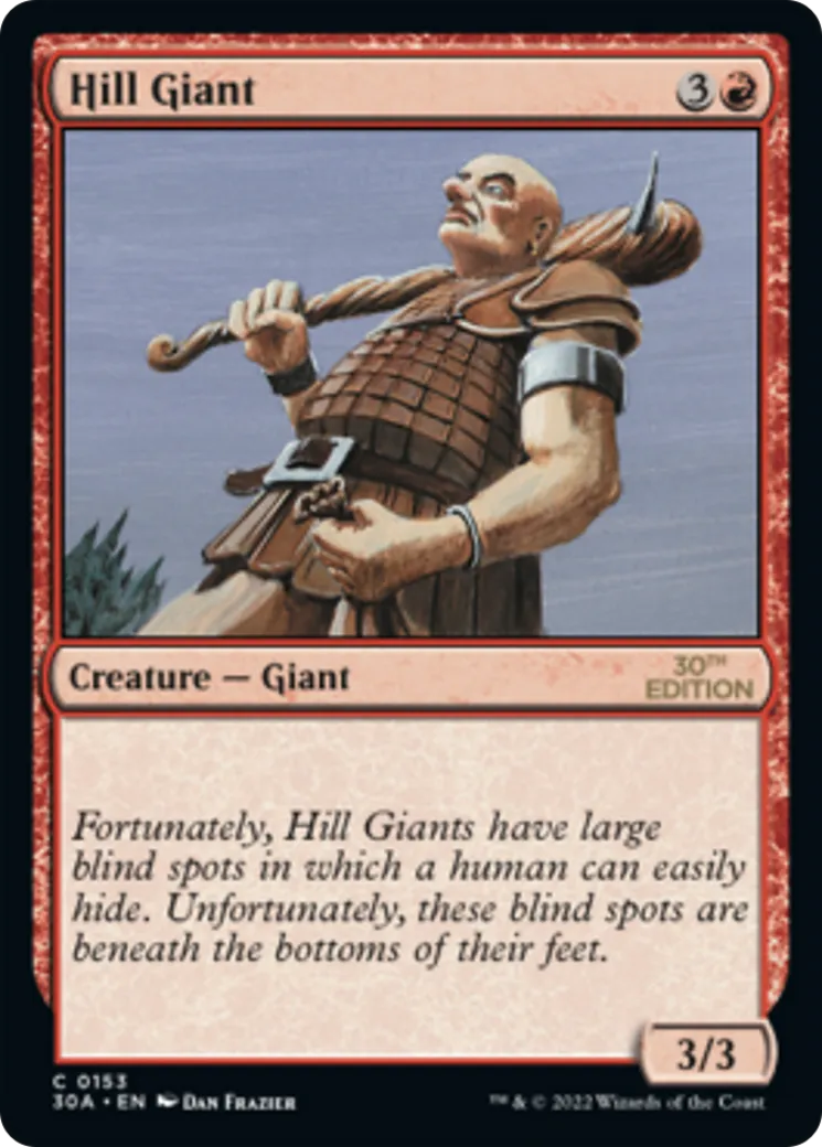 Hill Giant — 30th Anniversary Edition — Magic: The Gathering