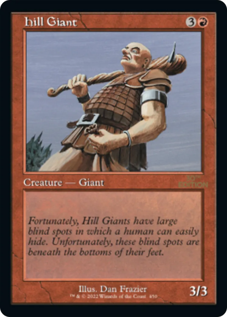 Géant des collines — 30th Anniversary Edition — Magic: The Gathering