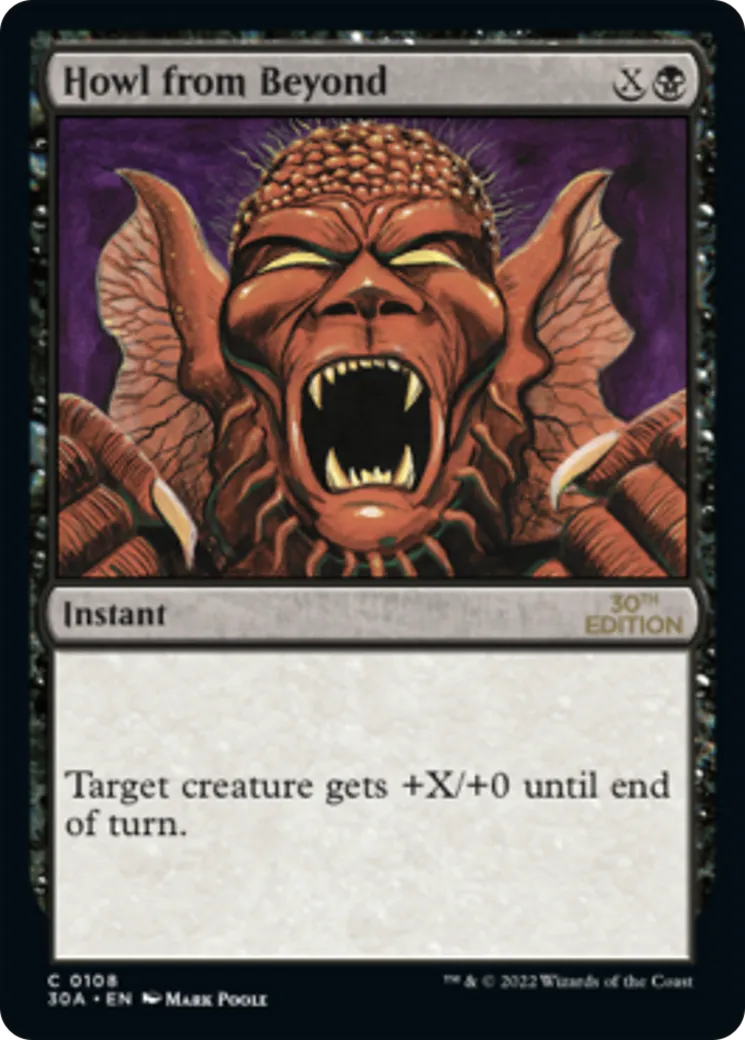 Howl from Beyond — 30th Anniversary Edition — Magic: The Gathering
