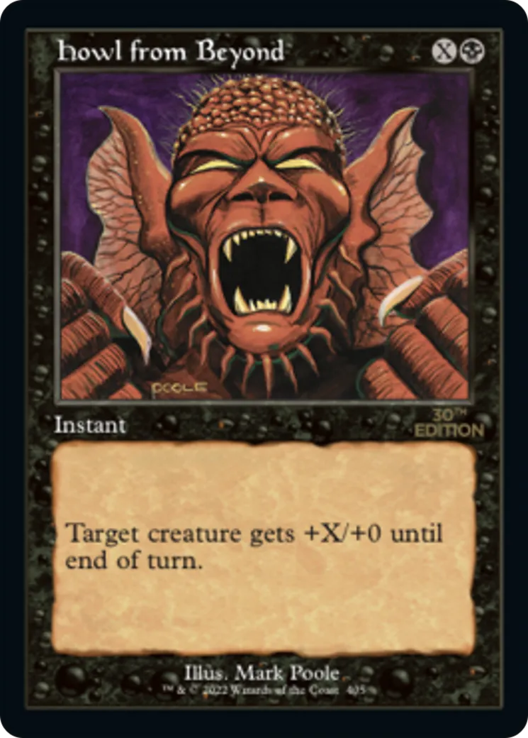 Rugissement de l'au-delà — 30th Anniversary Edition — Magic: The Gathering