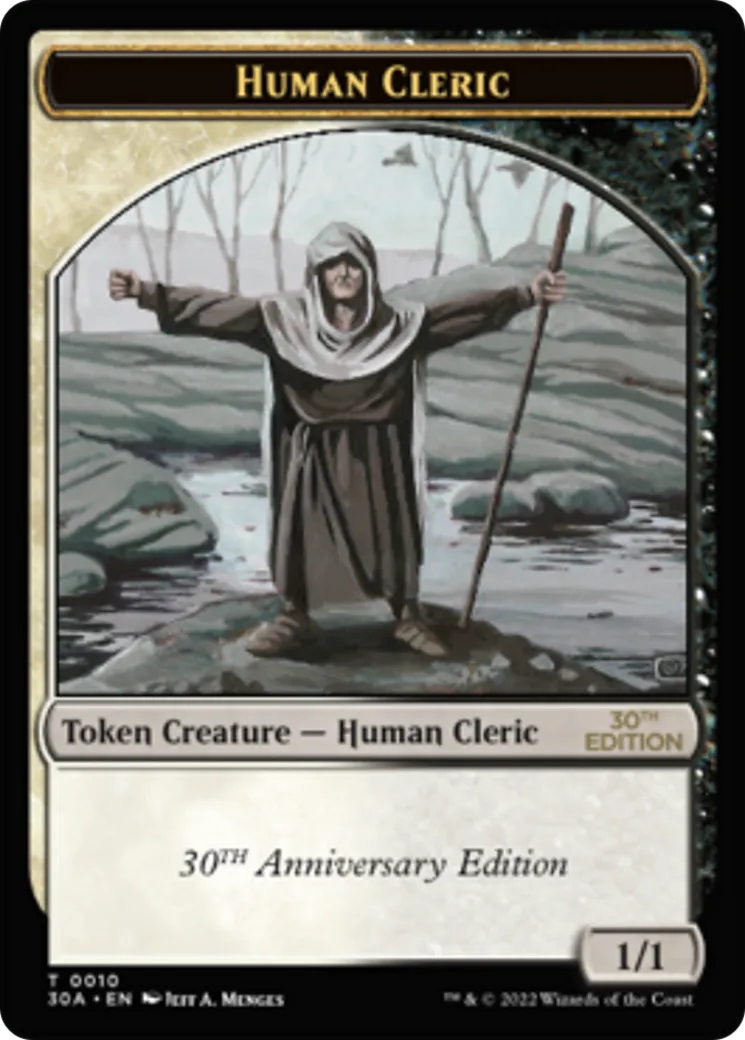 Human Cleric — 30th Anniversary Edition — Magic: The Gathering