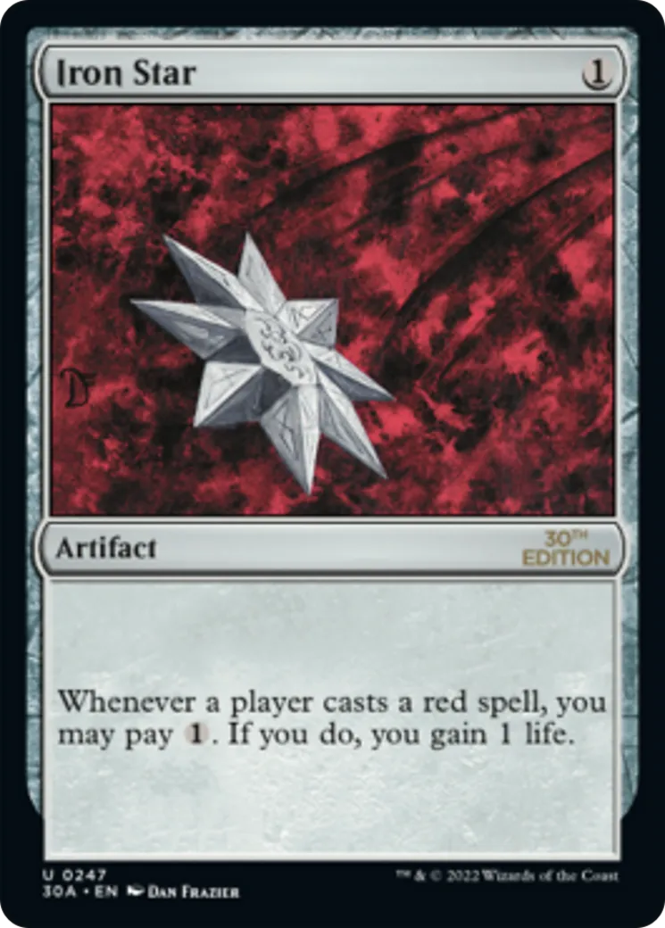 Iron Star — 30th Anniversary Edition — Magic: The Gathering