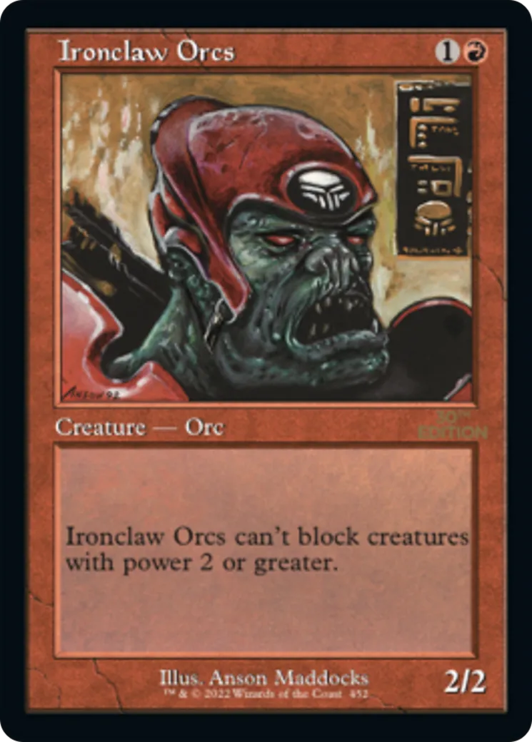 Orques de la griffe de fer — 30th Anniversary Edition — Magic: The Gathering