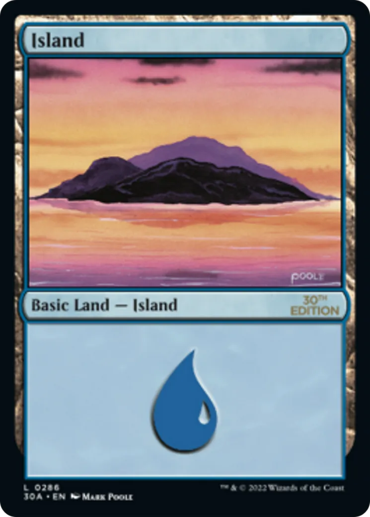 Island — 30th Anniversary Edition — Magic: The Gathering
