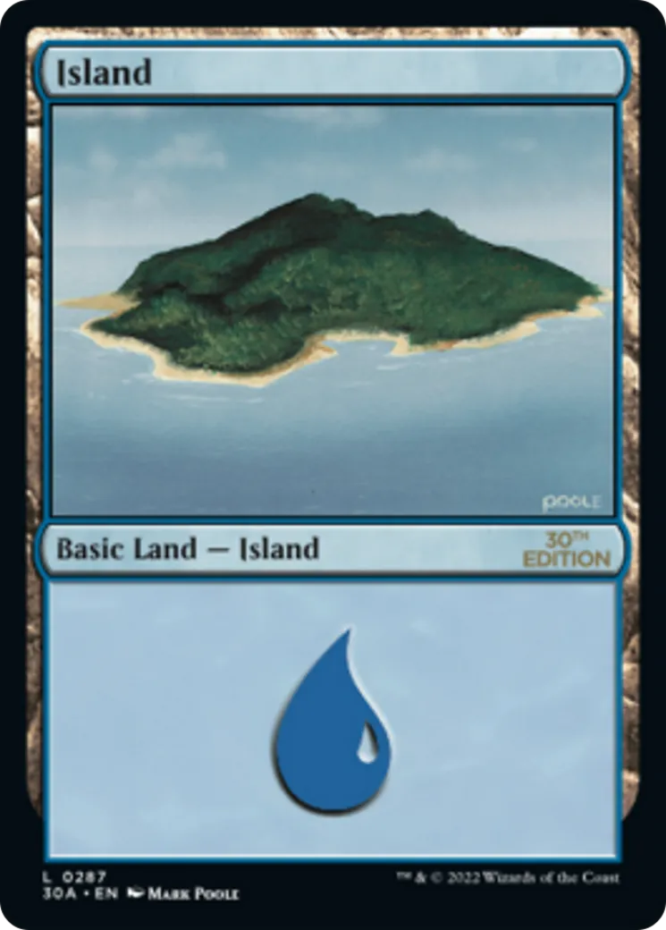Island — 30th Anniversary Edition — Magic: The Gathering