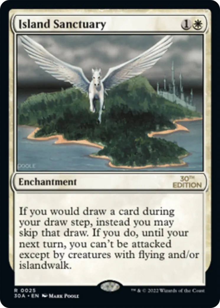 Island Sanctuary — 30th Anniversary Edition — Magic: The Gathering