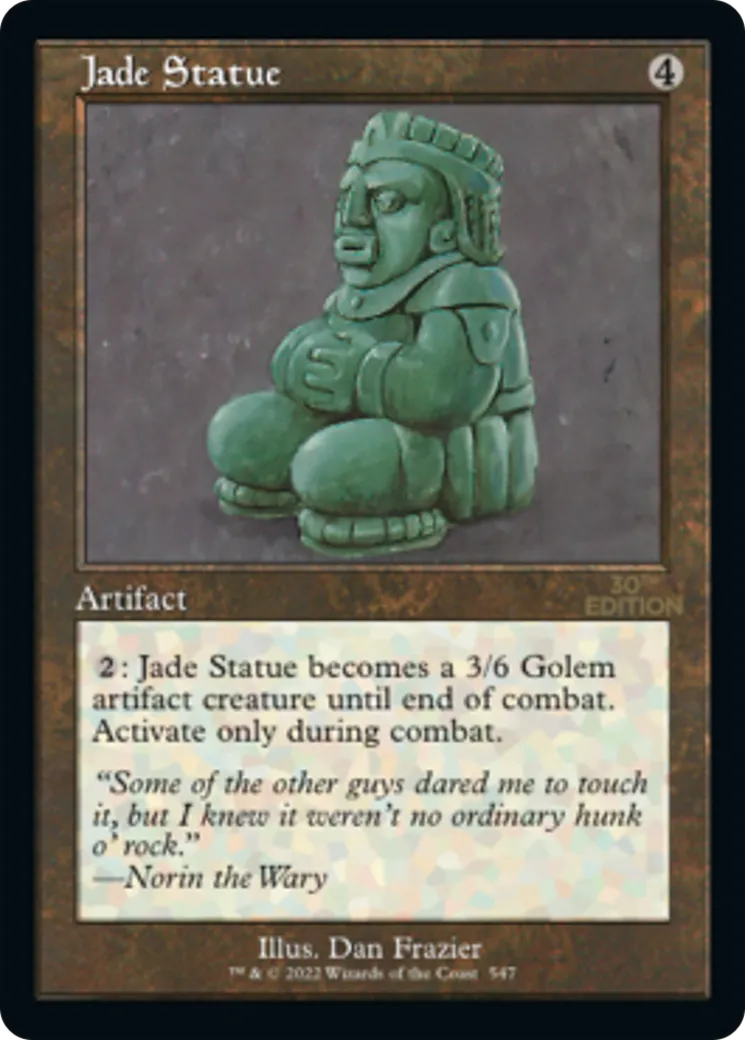 Jade Statue — 30th Anniversary Edition — Magic: The Gathering