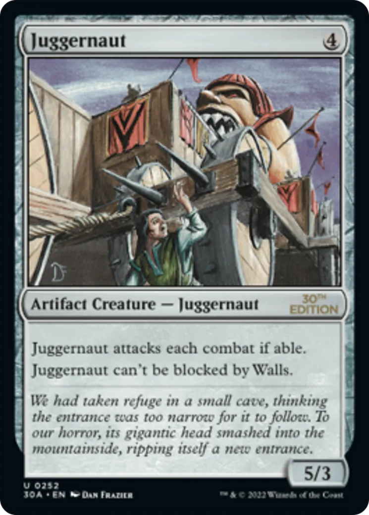 Juggernaut — 30th Anniversary Edition — Magic: The Gathering