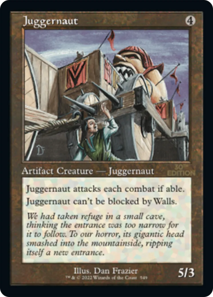 Djaggernaut — 30th Anniversary Edition — Magic: The Gathering