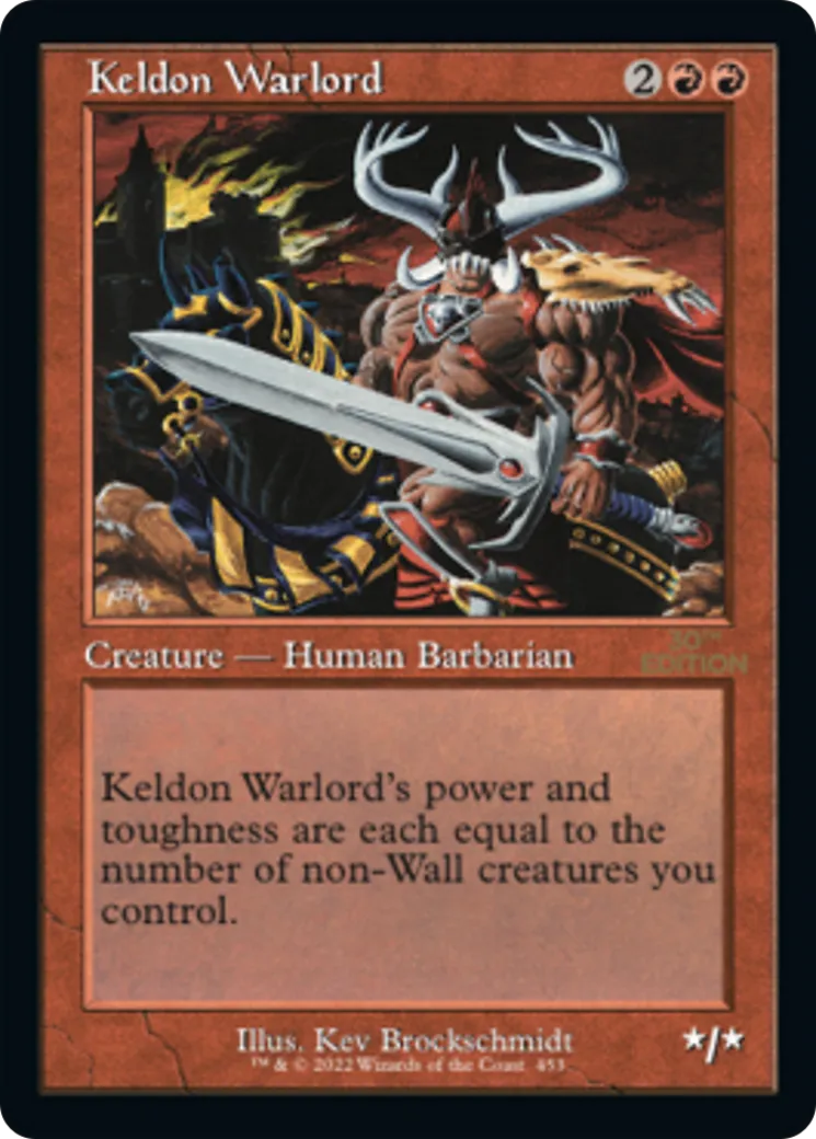 Keldon Warlord from 30th Anniversary Edition - Magic: The Gathering
