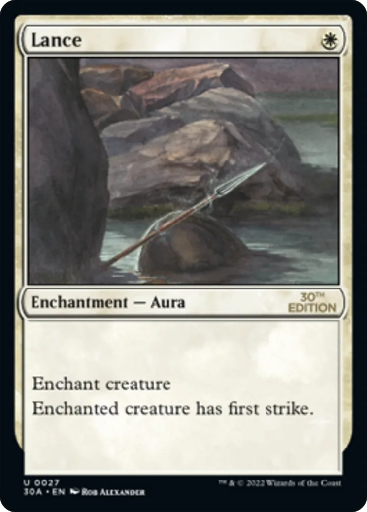 Lance — 30th Anniversary Edition — Magic: The Gathering