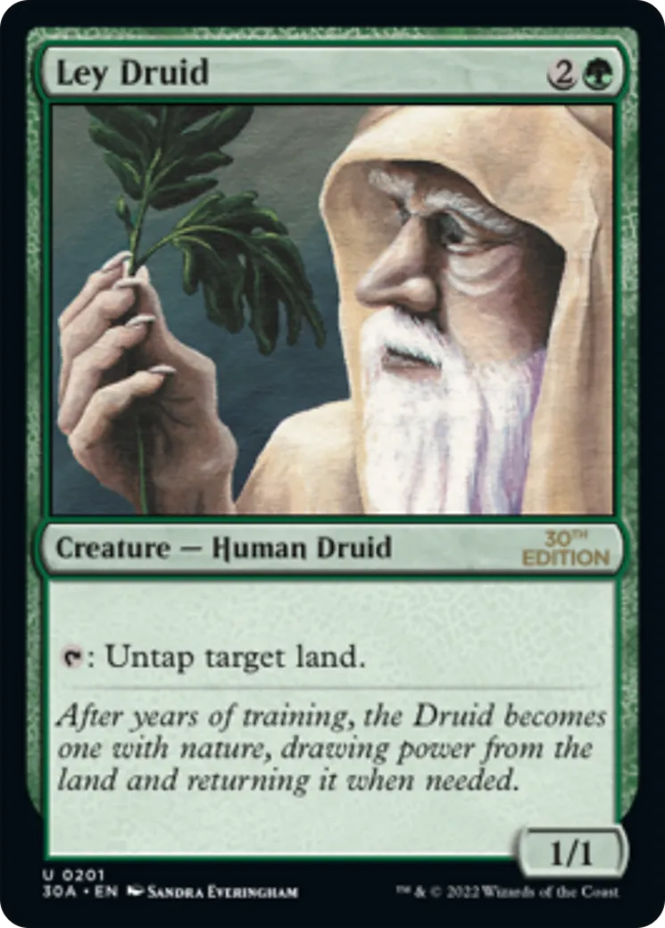 Ley Druid — 30th Anniversary Edition — Magic: The Gathering