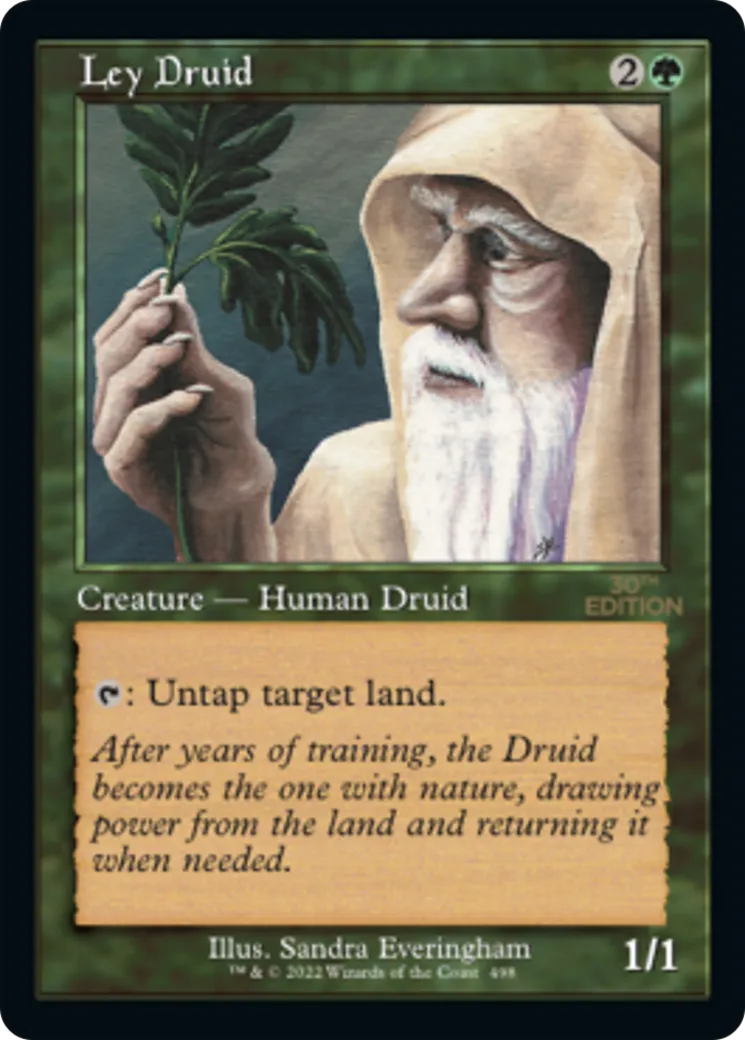 Ley Druid — 30th Anniversary Edition — Magic: The Gathering